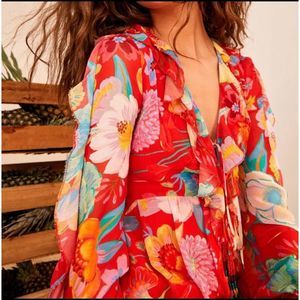 NWT Farm Rio Hudson Floral Mini Dress Size Medium